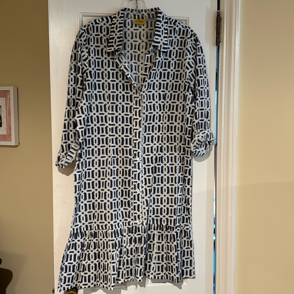 Roberta Roller Rabbit cotton shirt dress
